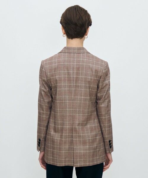 TOMORROWLAND / トゥモローランド テーラードジャケット | バーガンディウィンドウ ダブルブレストジャケット | 詳細4