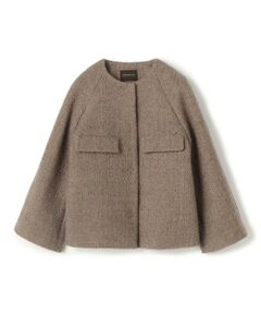 TOMORROWLAND / トゥモローランド ノーカラージャケット | ロービングオックス  Aラインジャケット