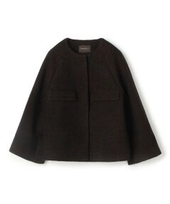 TOMORROWLAND / トゥモローランド ノーカラージャケット | ロービングオックス  Aラインジャケット