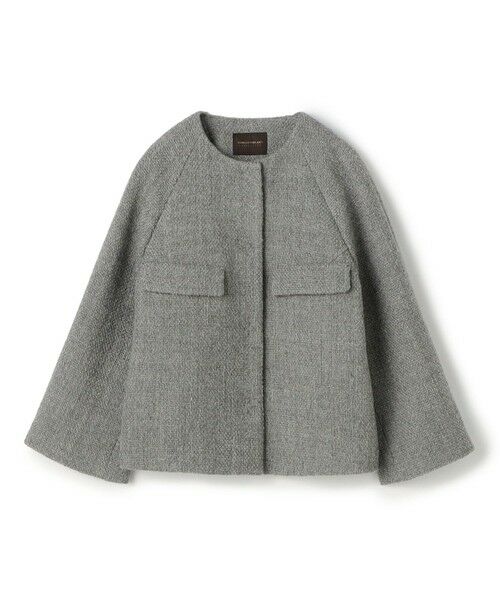 TOMORROWLAND/トゥモローランド ロービングオックス Aラインジャケット 15 グレー 36(9号)