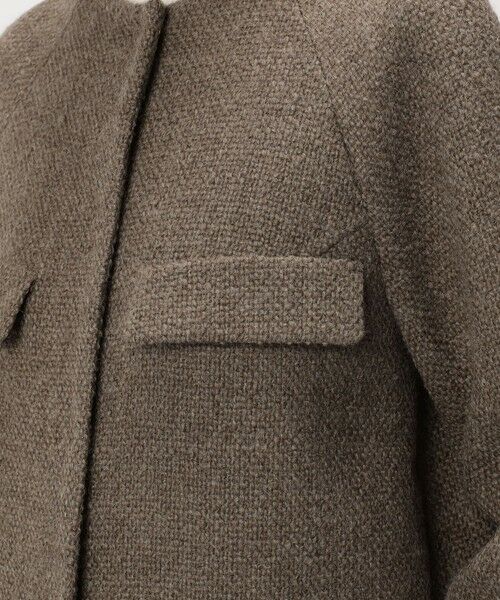 TOMORROWLAND / トゥモローランド ノーカラージャケット | ロービングオックス Aラインジャケット | 詳細10