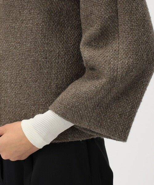 TOMORROWLAND / トゥモローランド ノーカラージャケット | ロービングオックス Aラインジャケット | 詳細11