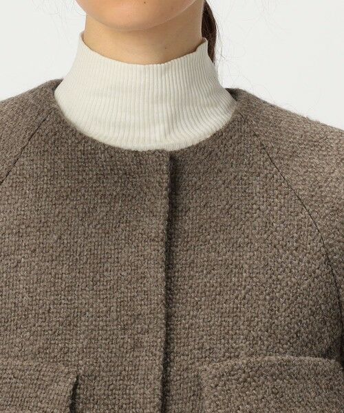 TOMORROWLAND / トゥモローランド ノーカラージャケット | ロービングオックス Aラインジャケット | 詳細7