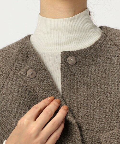 TOMORROWLAND / トゥモローランド ノーカラージャケット | ロービングオックス Aラインジャケット | 詳細8