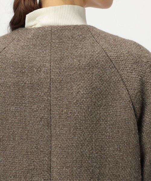 TOMORROWLAND / トゥモローランド ノーカラージャケット | ロービングオックス Aラインジャケット | 詳細9