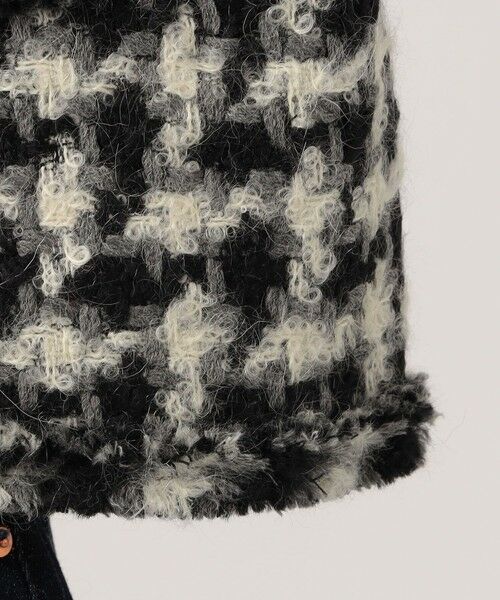 TOMORROWLAND / トゥモローランド ベスト | グリハウンドトゥース スクエアジレ | 詳細11