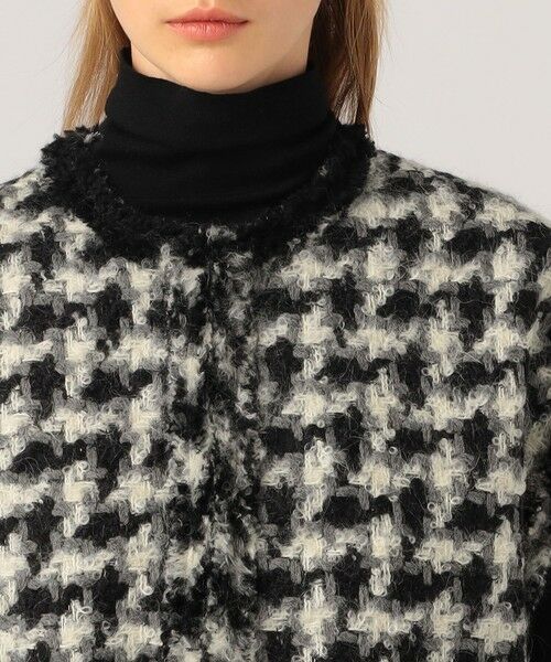 TOMORROWLAND / トゥモローランド ベスト | グリハウンドトゥース スクエアジレ | 詳細6