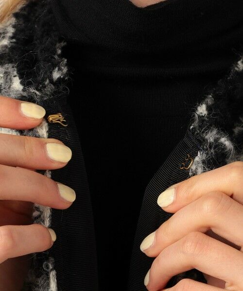 TOMORROWLAND / トゥモローランド ベスト | グリハウンドトゥース スクエアジレ | 詳細8