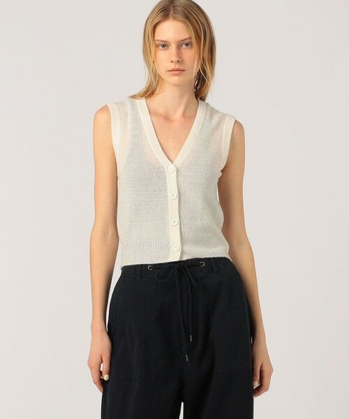 TOMORROWLAND / トゥモローランド ベスト | ソフトフェザーウェイトカシミヤ ニットベスト WOKC2702 | 詳細2