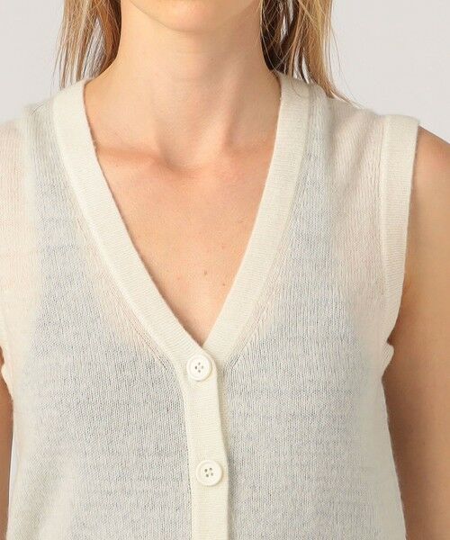 TOMORROWLAND / トゥモローランド ベスト | ソフトフェザーウェイトカシミヤ ニットベスト WOKC2702 | 詳細5