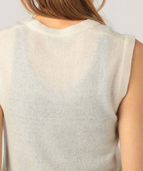 TOMORROWLAND / トゥモローランド ベスト | ソフトフェザーウェイトカシミヤ ニットベスト WOKC2702 | 詳細6