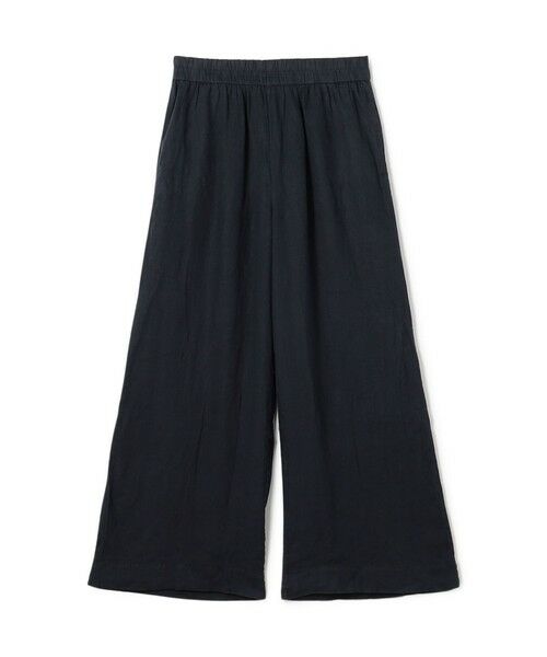 TOMORROWLAND / トゥモローランド その他パンツ | リネン ワイドパンツ WTXL1677(67 ダークブルー)