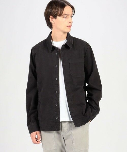 TOMORROWLAND / トゥモローランド シャツ・ブラウス | ヘリンボーンツイルシャツジャケット MHBS2151 | 詳細1