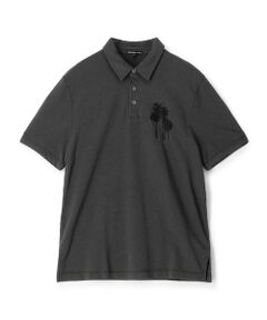 TOMORROWLAND / トゥモローランド ポロシャツ | フレンチテリー パルムツリーエンブロイダリー ポロシャツ MLWF3686PB