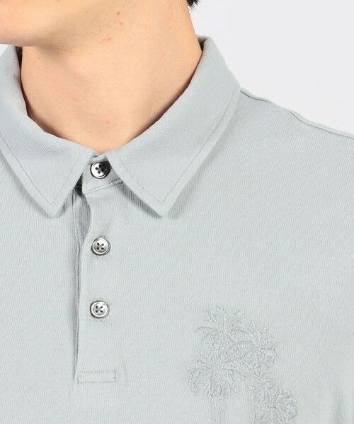 TOMORROWLAND / トゥモローランド ポロシャツ | フレンチテリー パルムツリーエンブロイダリー ポロシャツ MLWF3686PB | 詳細5