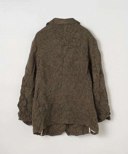 TOMORROWLAND / トゥモローランド テーラードジャケット | リンクルニット ボタンレスジャケット | 詳細2