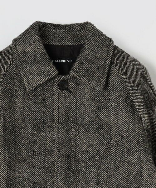 TOMORROWLAND / トゥモローランド ステンカラーコート | ワイドヘリンボーン バルカラーコート | 詳細3