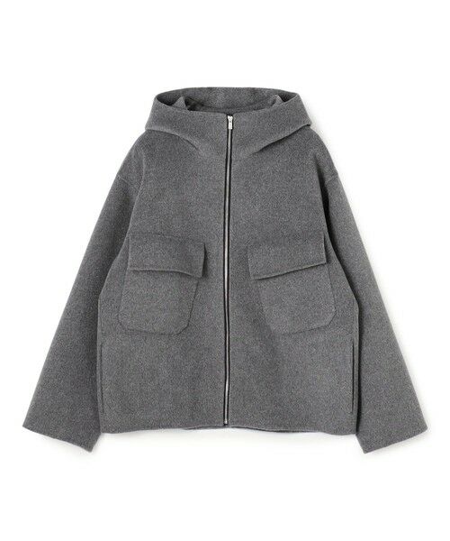 TOMORROWLAND / トゥモローランド その他アウター | ウールカシミヤダブルフェイス フーデッドブルゾン | 詳細1
