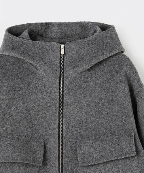 TOMORROWLAND / トゥモローランド その他アウター | ウールカシミヤダブルフェイス フーデッドブルゾン | 詳細3