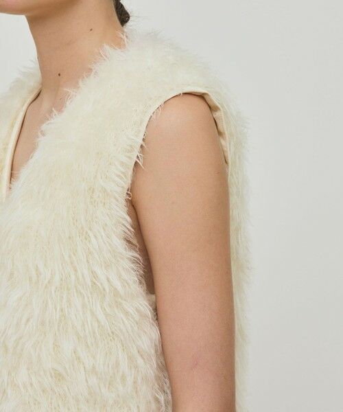 TOMORROWLAND / トゥモローランド ベスト | ベビーキッドモヘヤ Vネックベスト | 詳細14