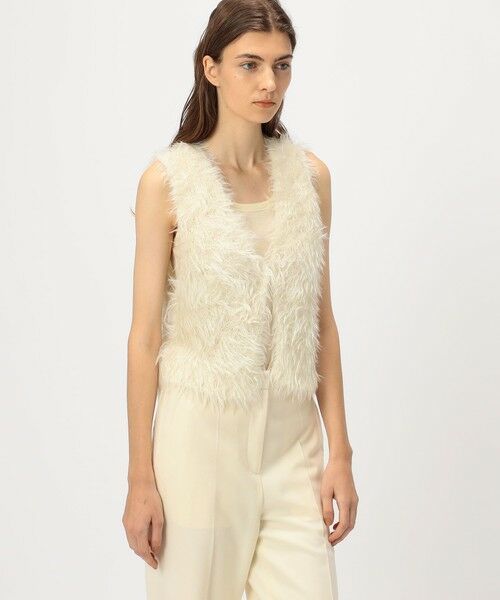 TOMORROWLAND / トゥモローランド ベスト | ベビーキッドモヘヤ Vネックベスト | 詳細2