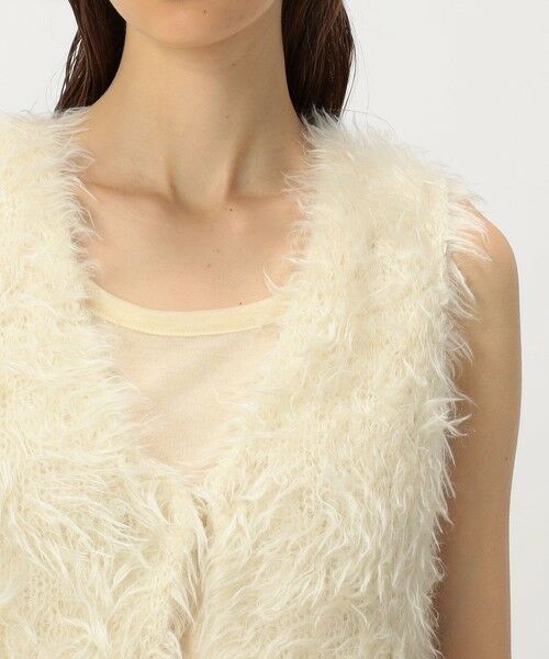 TOMORROWLAND / トゥモローランド ベスト | ベビーキッドモヘヤ Vネックベスト | 詳細5