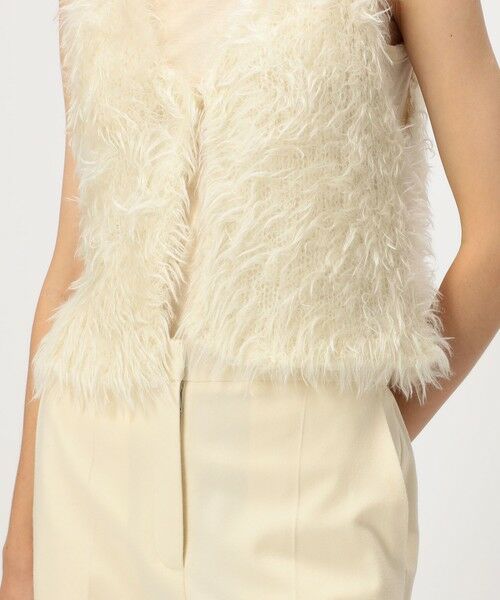 TOMORROWLAND / トゥモローランド ベスト | ベビーキッドモヘヤ Vネックベスト | 詳細8