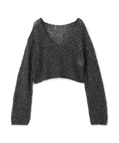 TOMORROWLAND / トゥモローランド ニット・セーター | アルパカラメ ショートVネックプルオーバー