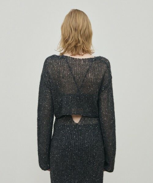 TOMORROWLAND / トゥモローランド ニット・セーター | アルパカラメ ショートVネックプルオーバー | 詳細4