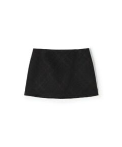 TOMORROWLAND / トゥモローランド ミニ・ひざ丈スカート | ダブルフェイスチェックジャガード ミニスカート