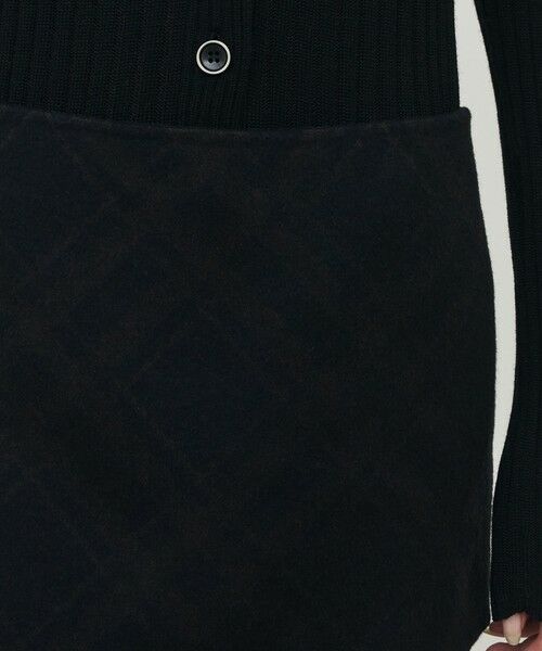 TOMORROWLAND / トゥモローランド ミニ・ひざ丈スカート | ダブルフェイスチェックジャガード ミニスカート | 詳細5