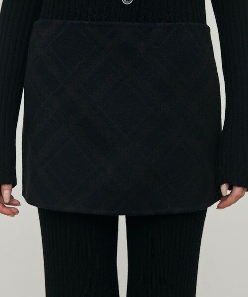 TOMORROWLAND / トゥモローランド ミニ・ひざ丈スカート | ダブルフェイスチェックジャガード ミニスカート | 詳細8