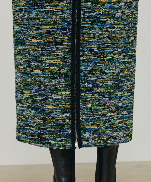 TOMORROWLAND / トゥモローランド ロング・マキシ丈スカート | モザイクモール ダブルジップ タイトスカート | 詳細7