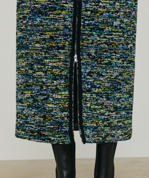 TOMORROWLAND / トゥモローランド ロング・マキシ丈スカート | モザイクモール ダブルジップ タイトスカート | 詳細8