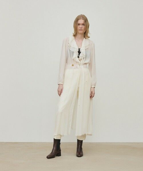 TOMORROWLAND / トゥモローランド ロング・マキシ丈ワンピース | クレープデシン ロングワンピース | 詳細1