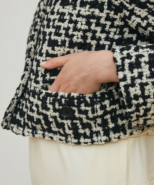 TOMORROWLAND / トゥモローランド ブルゾン | ビンテージブークレーツイード ショートジャケット | 詳細9