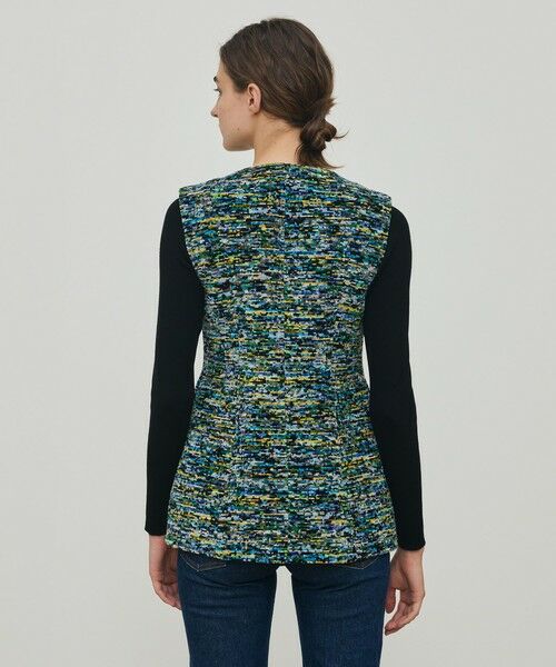 TOMORROWLAND / トゥモローランド ベスト | モザイクモール  クルーネックジレ | 詳細4