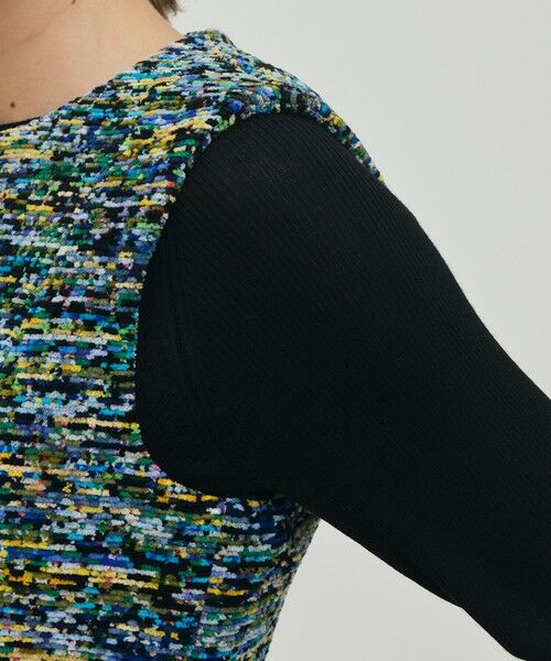 TOMORROWLAND / トゥモローランド ベスト | モザイクモール  クルーネックジレ | 詳細7