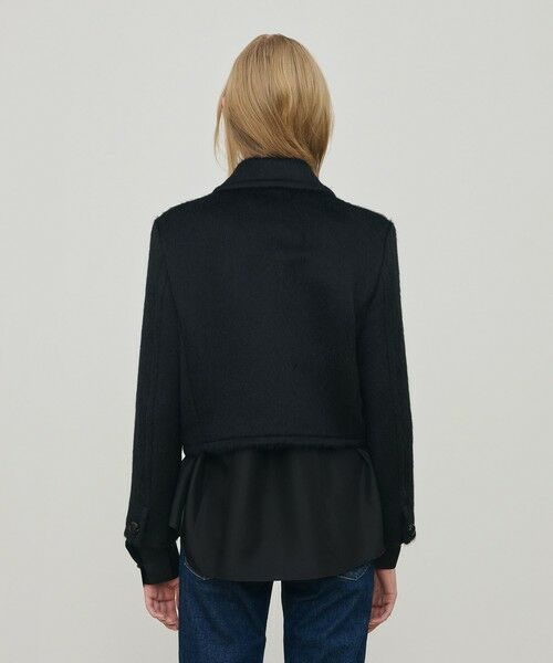 TOMORROWLAND / トゥモローランド その他アウター | スーリーアルパカブラックシャギー ショートジャケット | 詳細4