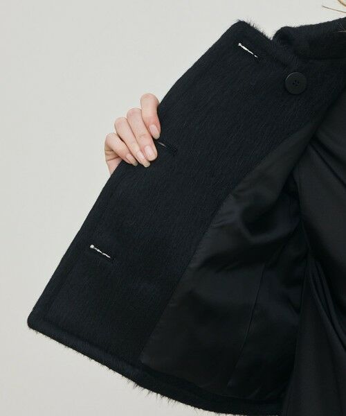 TOMORROWLAND / トゥモローランド その他アウター | スーリーアルパカブラックシャギー ショートジャケット | 詳細5