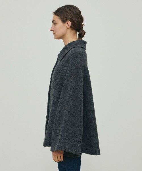 TOMORROWLAND / トゥモローランド ステンカラーコート | ライトウールニット ステンカラーコート | 詳細3