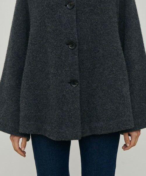 TOMORROWLAND / トゥモローランド ステンカラーコート | ライトウールニット ステンカラーコート | 詳細8