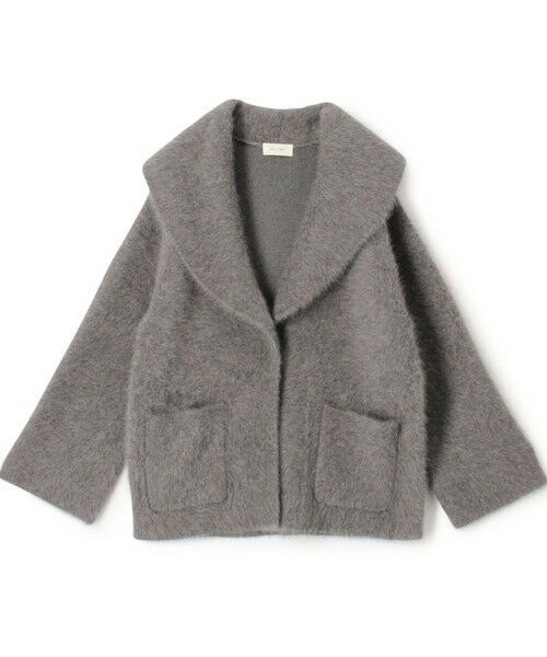 TOMORROWLAND / トゥモローランド その他アウター | フォックスカシミヤ ショールカラーコート(15 グレー)