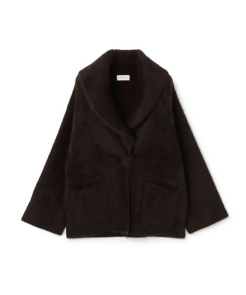 TOMORROWLAND / トゥモローランド その他アウター | フォックスカシミヤ ショールカラーコート(49 ダークブラウン)