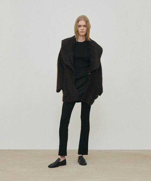 TOMORROWLAND / トゥモローランド その他アウター | フォックスカシミヤ ショールカラーコート | 詳細1
