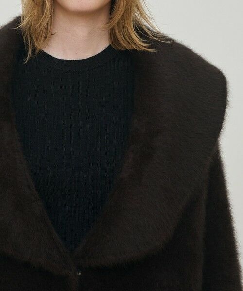 TOMORROWLAND / トゥモローランド その他アウター | フォックスカシミヤ ショールカラーコート | 詳細6