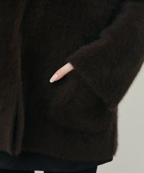 TOMORROWLAND / トゥモローランド その他アウター | フォックスカシミヤ ショールカラーコート | 詳細9