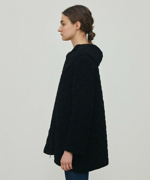 TOMORROWLAND / トゥモローランド その他アウター | キルティングベロアニット ビックカラーコート | 詳細3