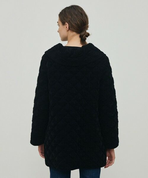 TOMORROWLAND / トゥモローランド その他アウター | キルティングベロアニット ビックカラーコート | 詳細4