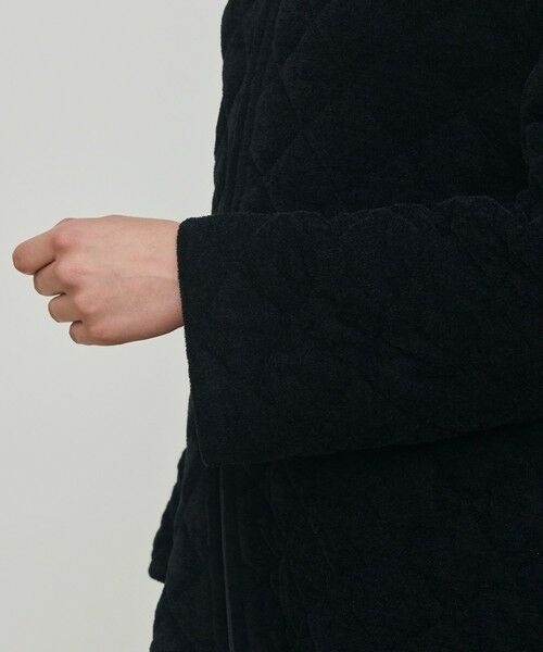 TOMORROWLAND / トゥモローランド その他アウター | キルティングベロアニット ビックカラーコート | 詳細7